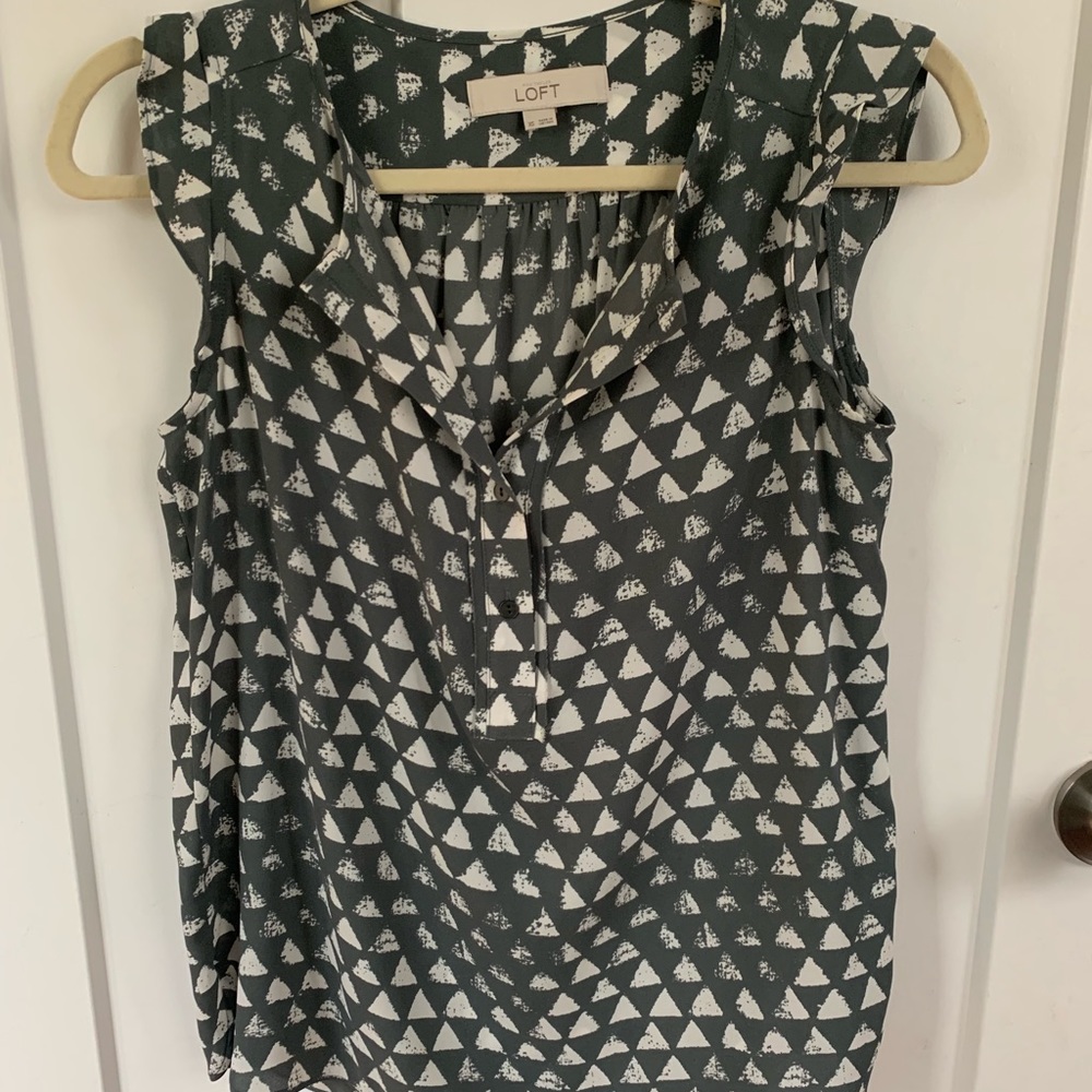 Loft Print Tank Blouse